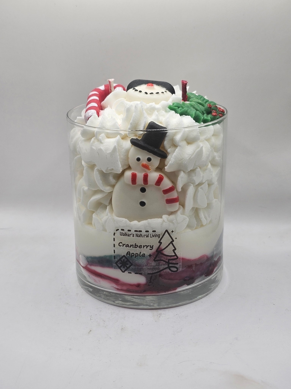 Snowman Candle